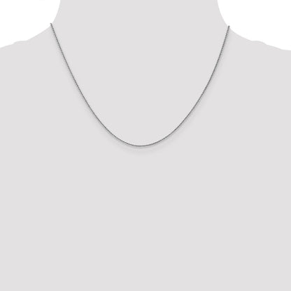 10K Weißgold Wg 1.05mm Ährenkette Halskette