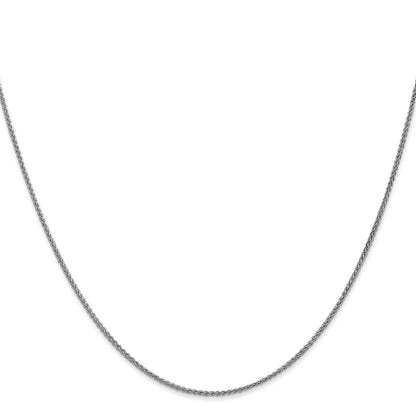 10K Weißgold Wg 1.25mm Ährenkette Halskette