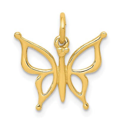 10K Gelbgold Schmetterling Charm