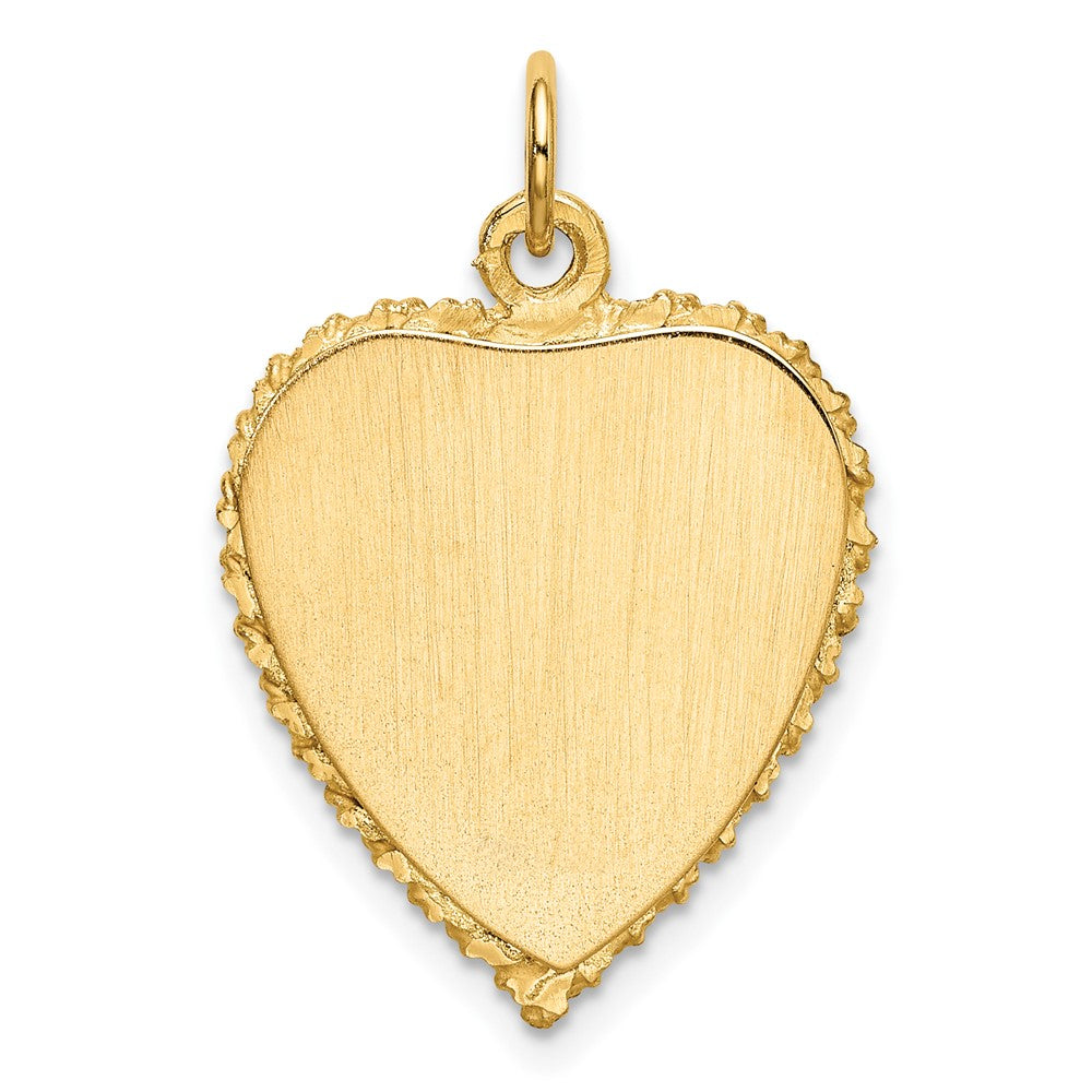10K Gelbgold 10ky Happy 50th Jahrestag Charm