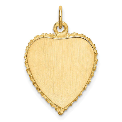 10K Gelbgold 10ky Happy 50th Jahrestag Charm
