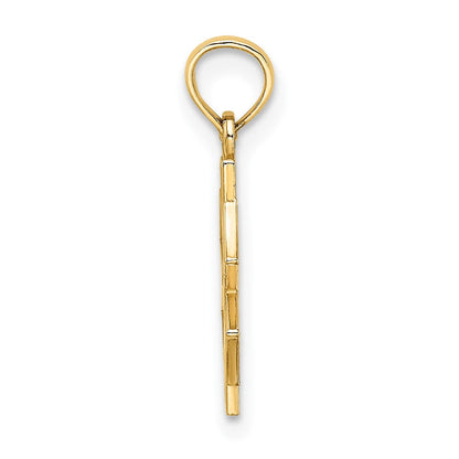 10K Gelbgold 10K Medizinisch Schmuck Symbol Anhänger