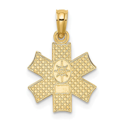 10K Gelbgold 10K Medizinisch Schmuck Symbol Anhänger