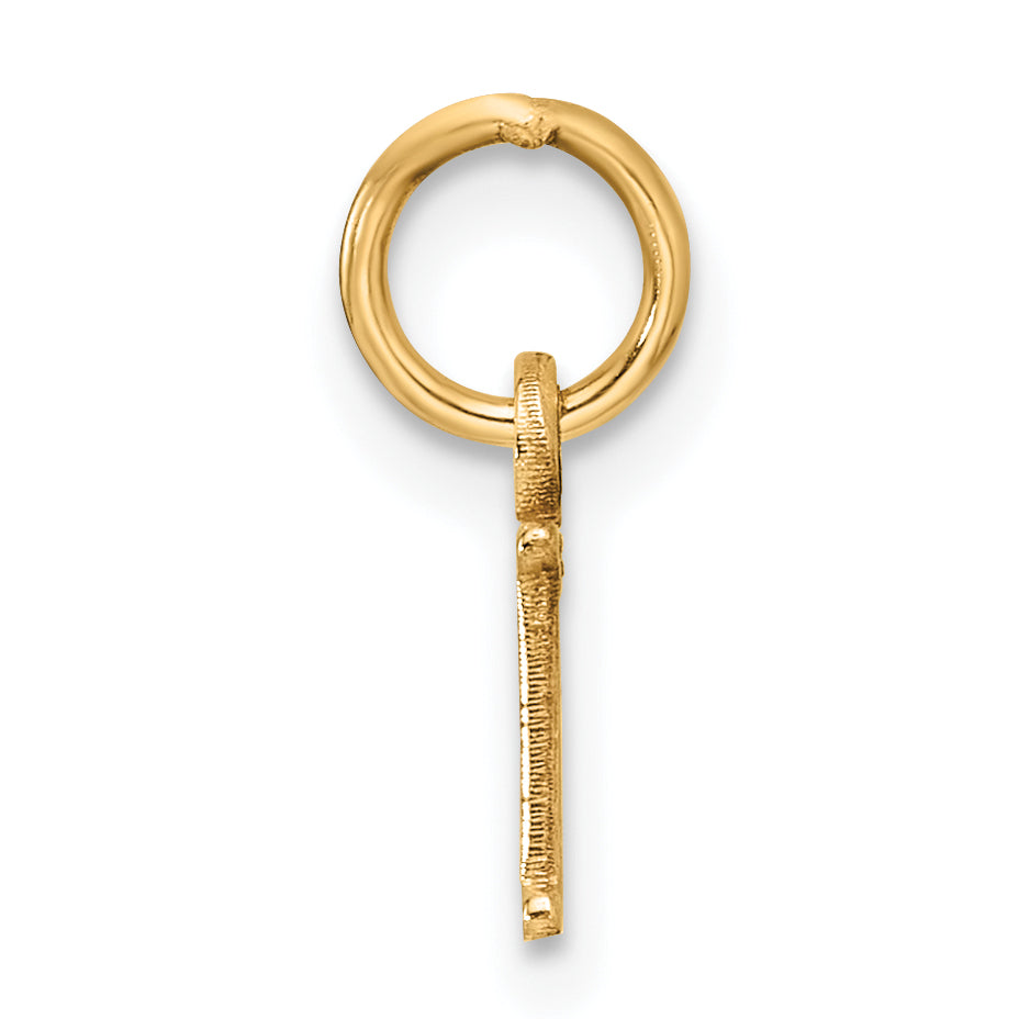 10K Gelbgold 10ky Ausgeschnitten Buchstabe H Initiale Charm