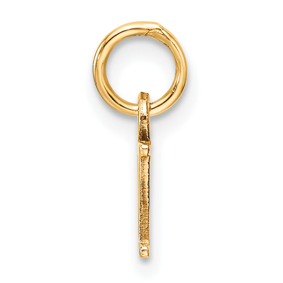 10K Gelbgold 10ky Ausgeschnitten Buchstabe Y Initiale Charm