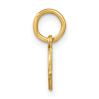10K Gelbgold 10ky Upper Gehäuse Buchstabe D Initiale Charm