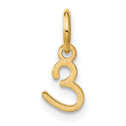 10K Gelbgold 10ky Upper Gehäuse Buchstabe E Initiale Charm