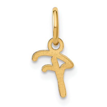 10K Gelbgold 10ky Upper Gehäuse Buchstabe F Initiale Charm