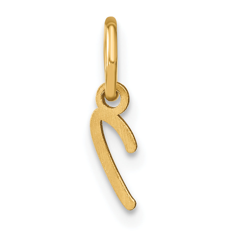 10K Gelbgold 10ky Upper Gehäuse Buchstabe I Initiale Charm