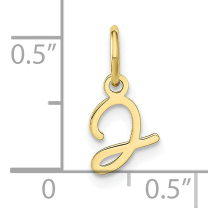 10K Gelbgold 10ky Upper Gehäuse Buchstabe J Initiale Charm