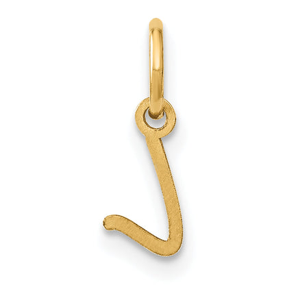10K Gelbgold 10ky Upper Gehäuse Buchstabe L Initiale Charm
