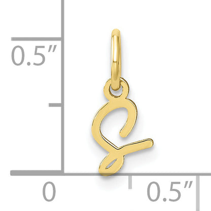 10K Gelbgold 10ky Upper Gehäuse Buchstabe S Initiale Charm