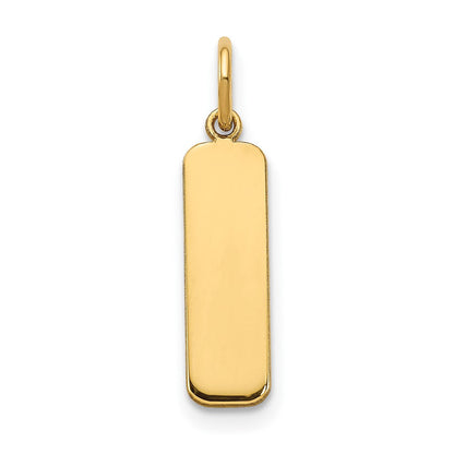 10K Gelbgold 10K Gelbgold Klein Rohling Stab Charm