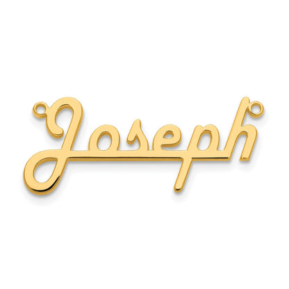 10K Gelbgold 10K Gelbgold Underlined Name Platte