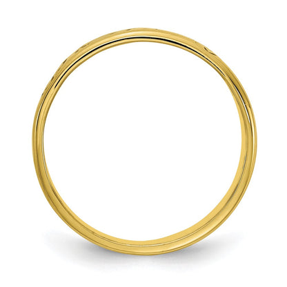 10K Gelbgold personalisierter Ring