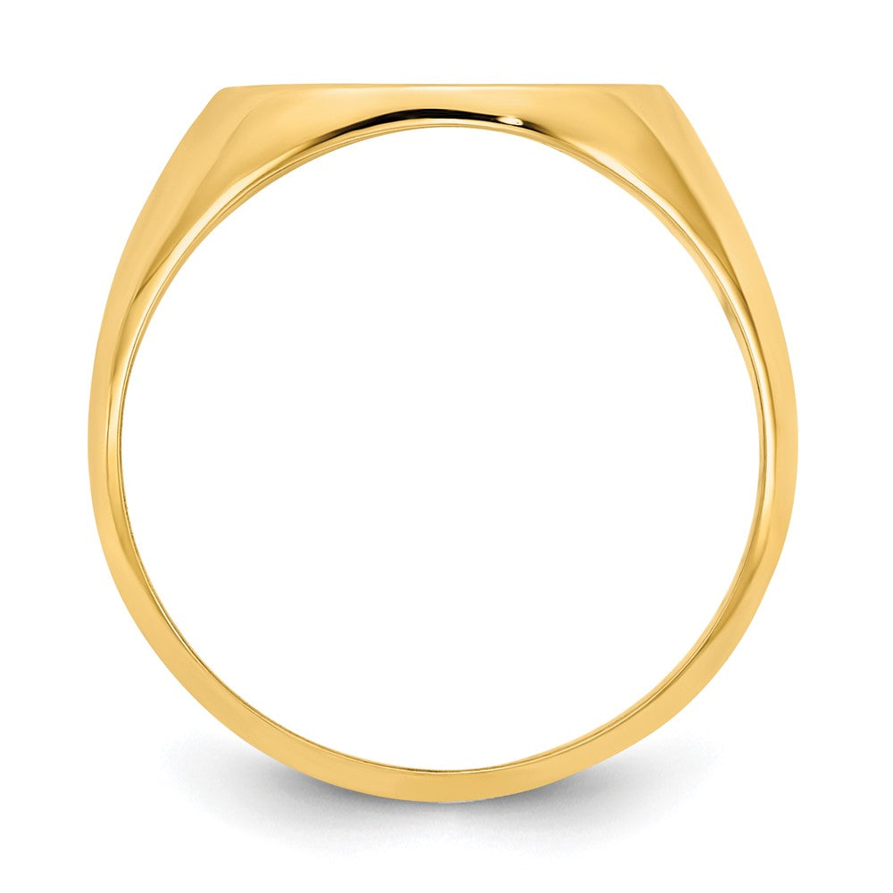10K Gelbgold Poliert Monogramm Siegelring