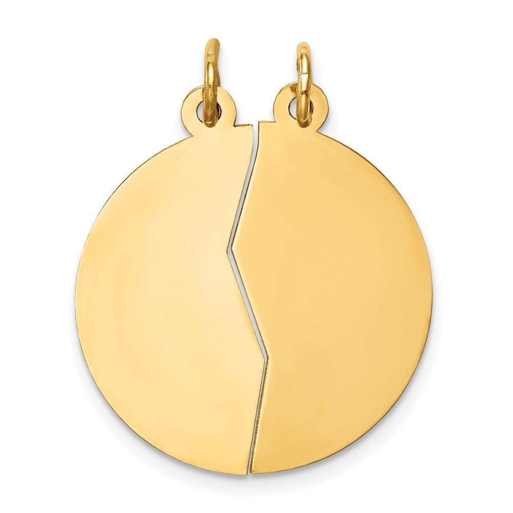 10K Gelbgold 10K Mizpah 2-piece Charm