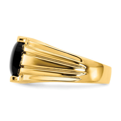 10K Gelbgold 10K Aa Diamant Herren Ring