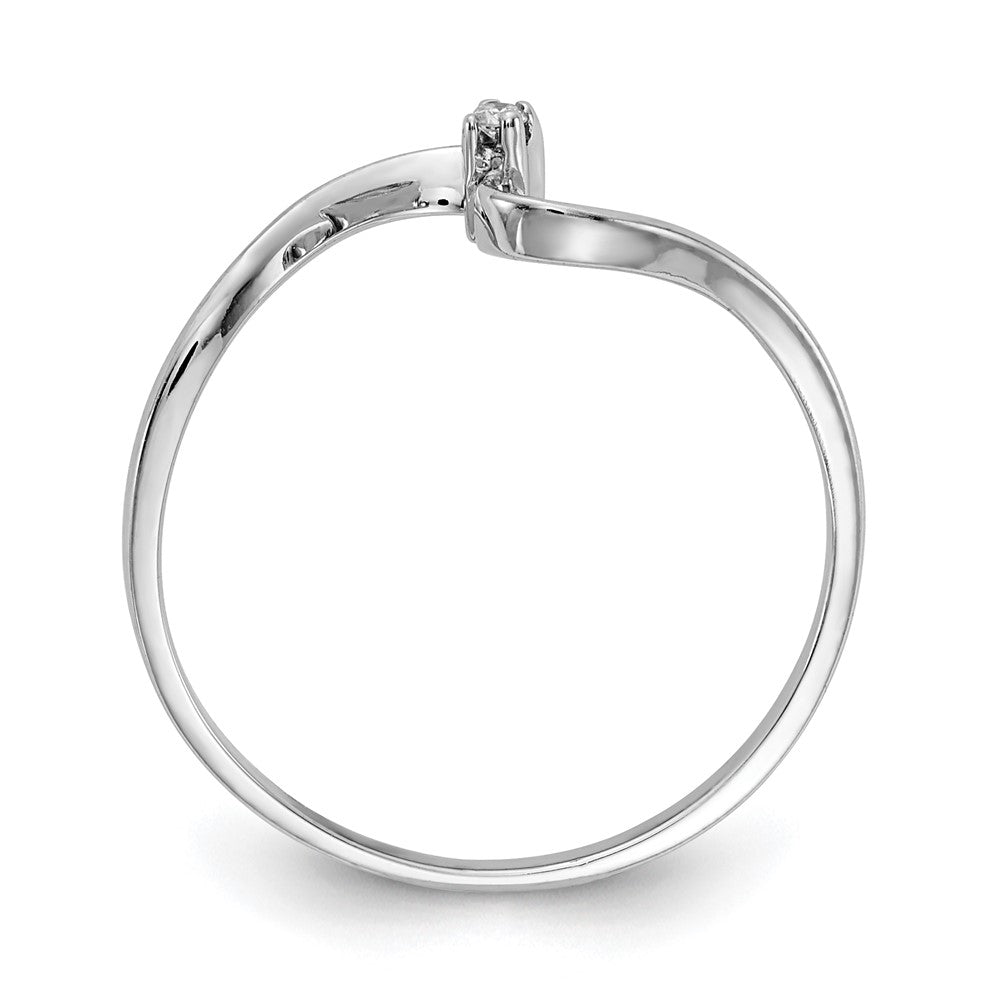 10K Weißgold 10K Aa Diamant Ring
