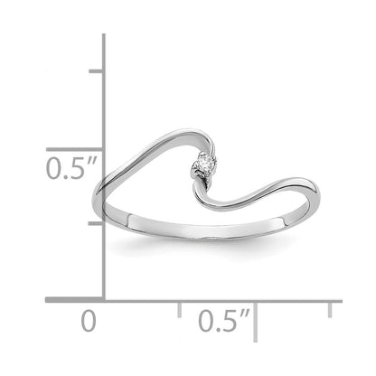 10K Weißgold 10K Aa Diamant Ring
