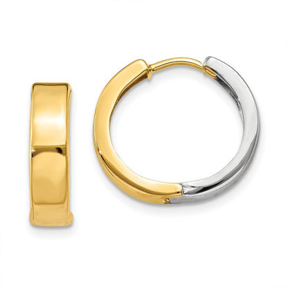 10K Bicolor Klappbar Creolen