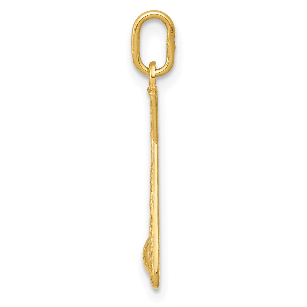 10K Gelbgold Baseball Bats & Kugel Anhänger