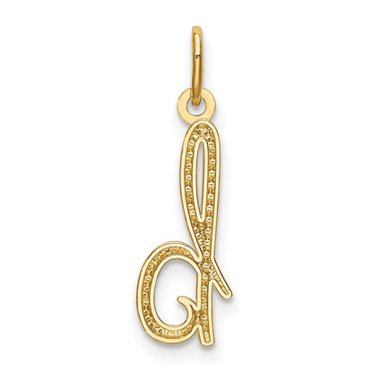10K Gelbgold Buchstabe B Initiale Charm