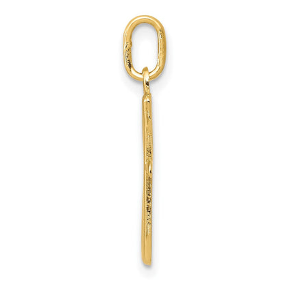 10K Gelbgold Buchstabe G Initiale Charm