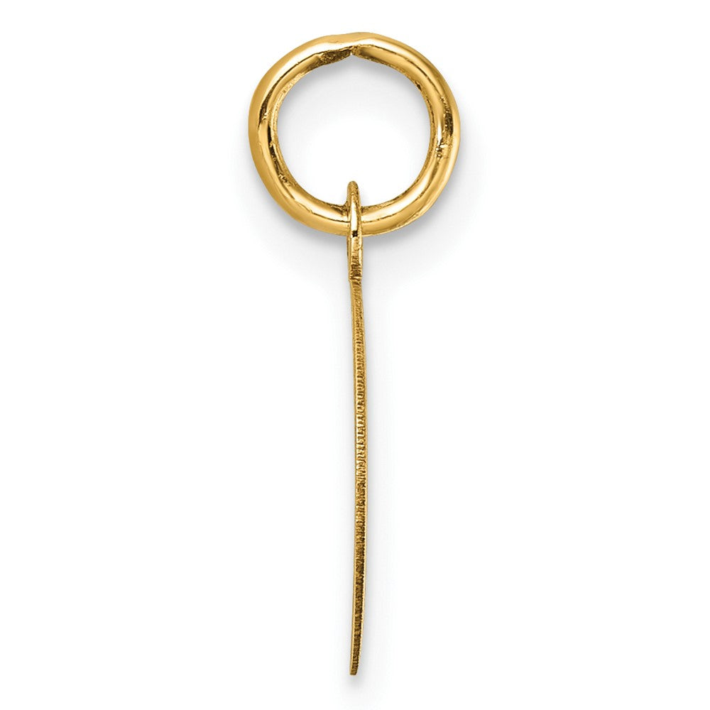 10K Gelbgold Oval Class Of 2025 Charm