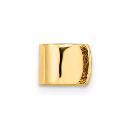 10K Gelbgold Poliert Einfach Ohr Manschette