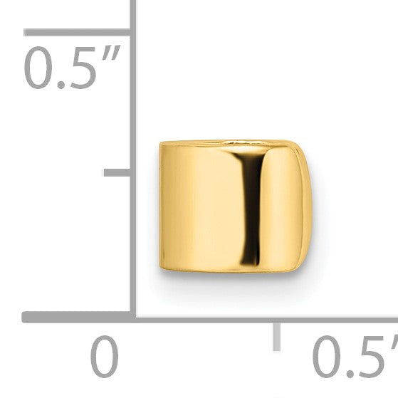 10K Gelbgold Poliert Einfach Ohr Manschette