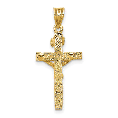 10K Gelbgold Inri Kruzifix Charm