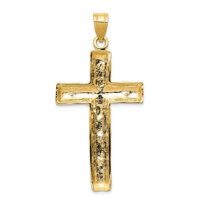 10K Gelbgold Kruzifix Charm