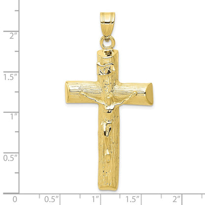 10K Gelbgold Kruzifix Charm