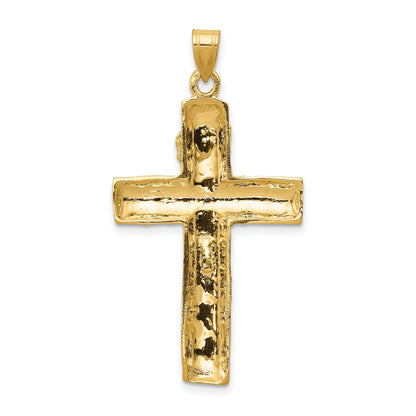 10K Gelbgold Kruzifix Charm