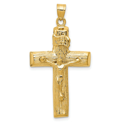 10K Gelbgold Kruzifix Charm