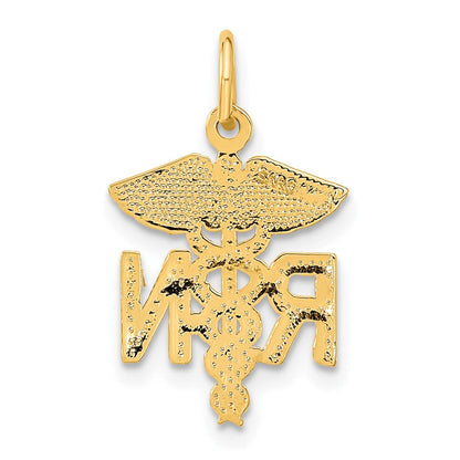 10K Gelbgold Krankenschwester Charm