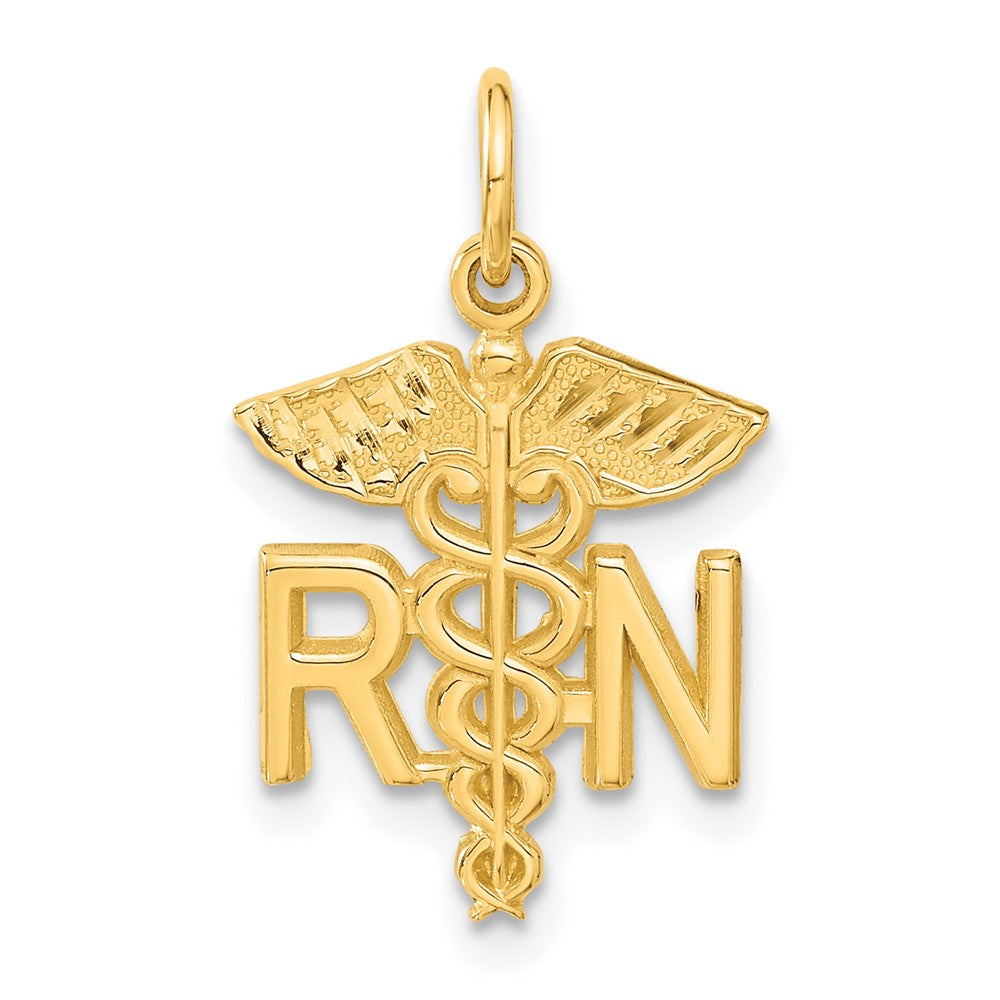 10K Gelbgold Krankenschwester Charm