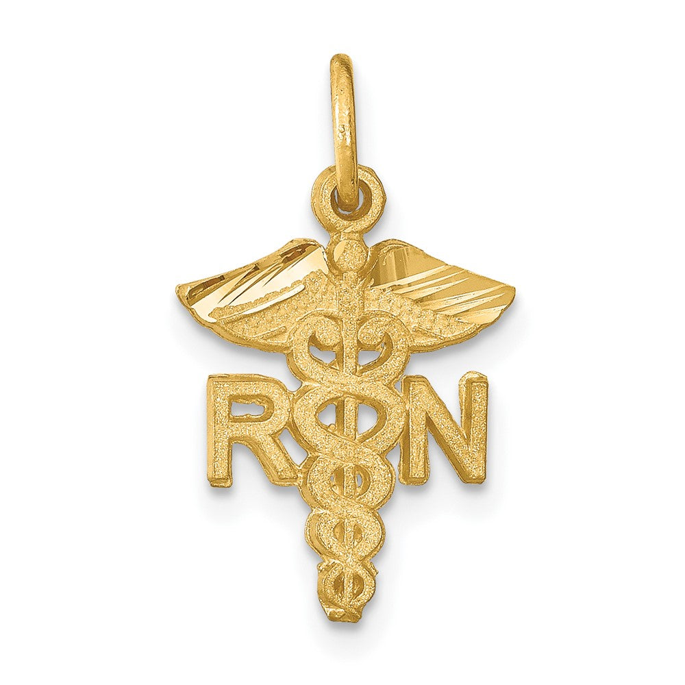 10K Gelbgold Krankenschwester Charm