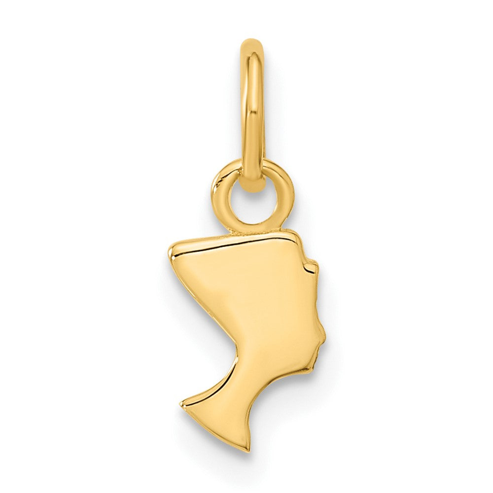 10K Gelbgold Nefertiti Charm