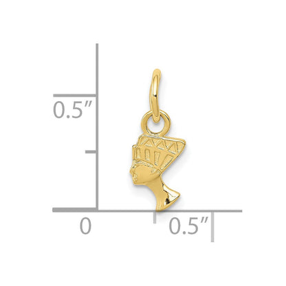 10K Gelbgold Nefertiti Charm