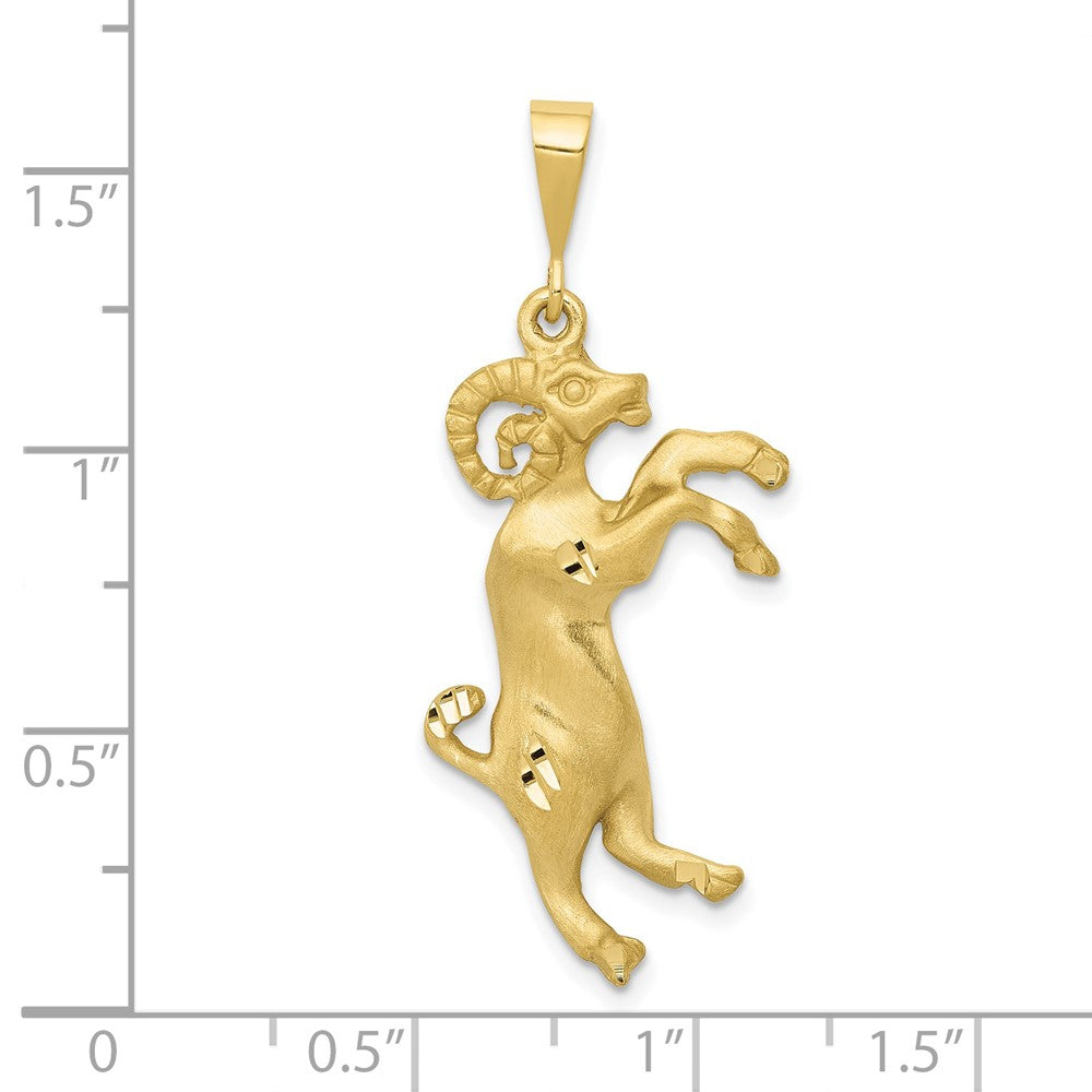10K Gelbgold Aries Tierkreis Charm