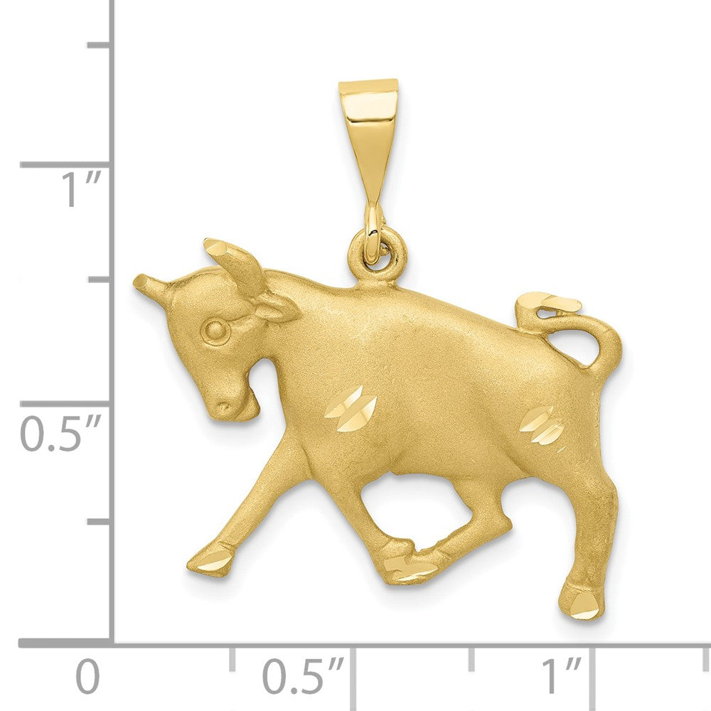 10K Gelbgold Taurus Tierkreis Charm