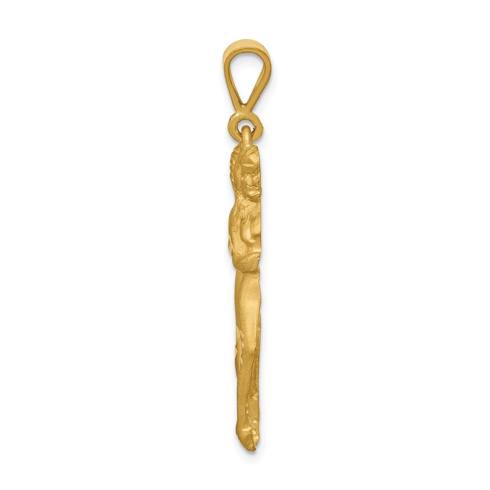 10K Gelbgold Gemini Tierkreis Charm