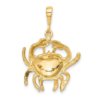 10K Gelbgold Cancer Tierkreis Charm