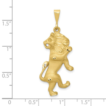 10K Gelbgold Leo Tierkreis Charm