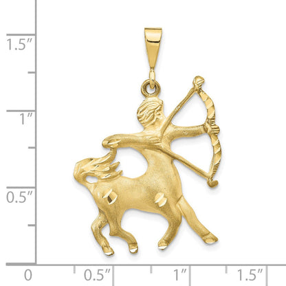 10K Gelbgold Sagittarius Tierkreis Charm