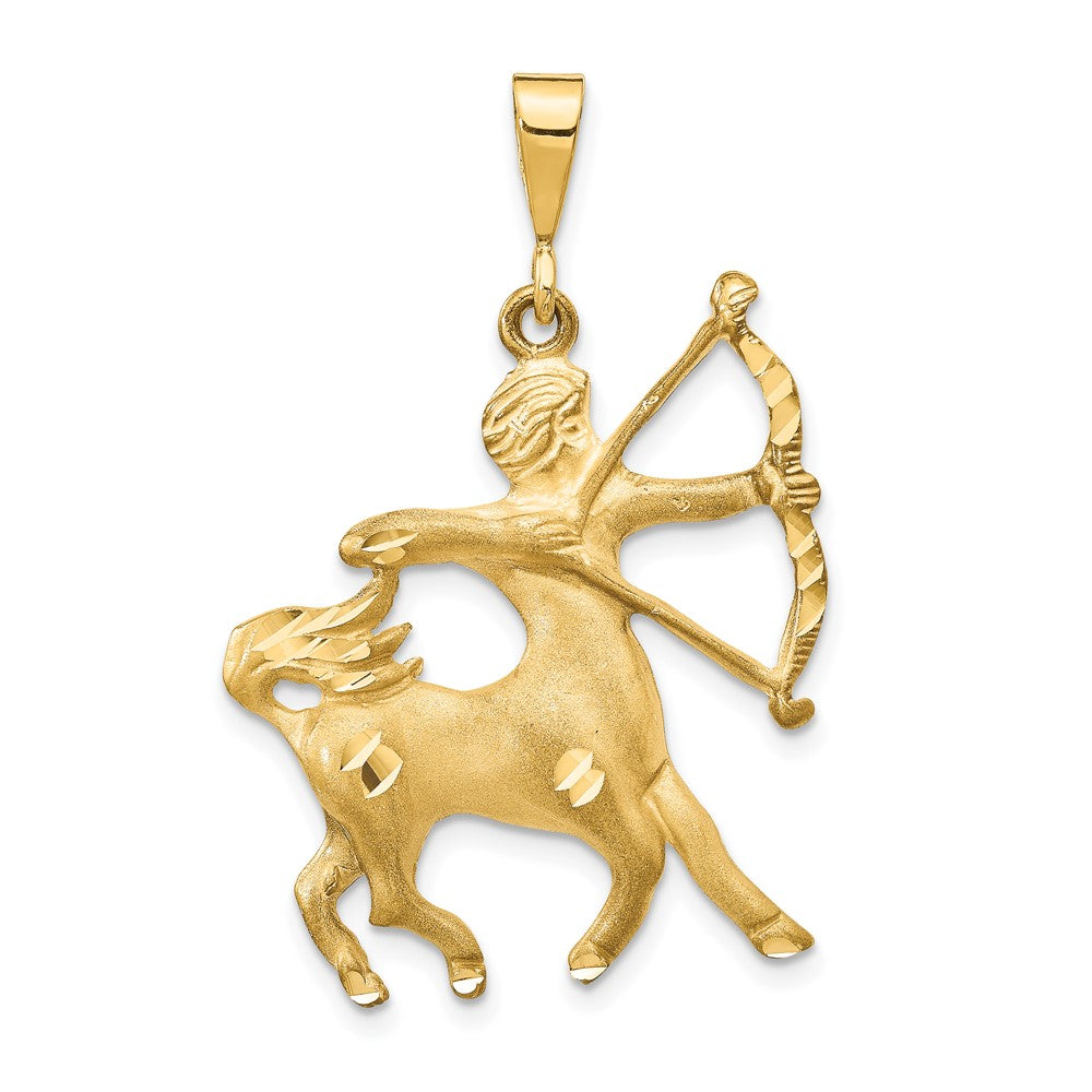 10K Gelbgold Sagittarius Tierkreis Charm