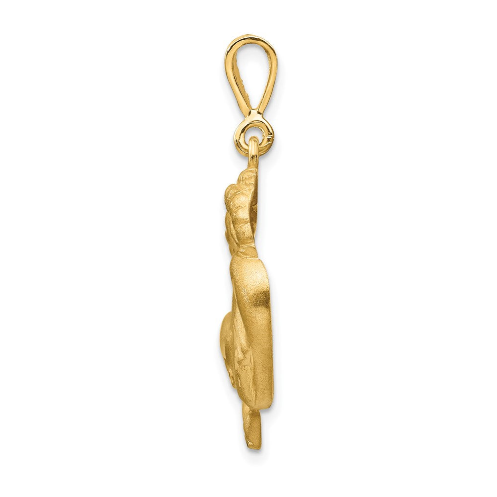 10K Gelbgold Capricorn Tierkreis Charm