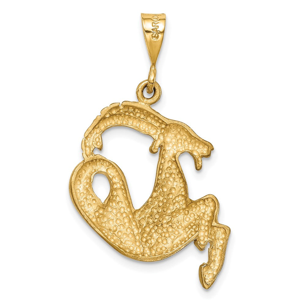 10K Gelbgold Capricorn Tierkreis Charm